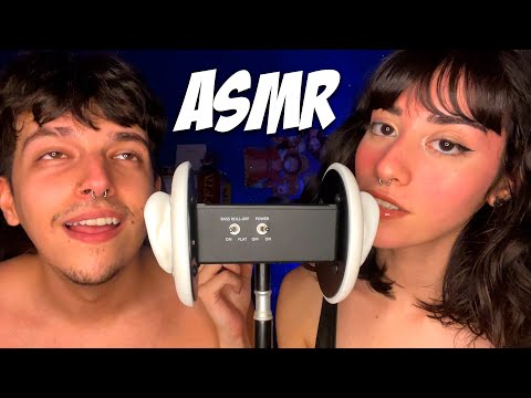 ASMR 3DIO: DOUBLE MOUTH SOUNDS (NO TALKING)