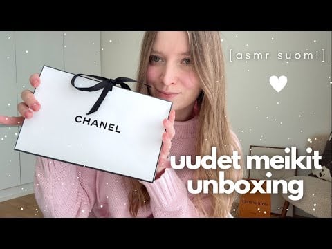 ASMR suomi | Uudet meikit - Chanel unboxing & esittely