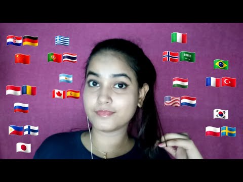ASMR in 30+ Different Languages 💕