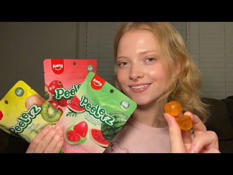 ASMR ~ TASTING NEW PEELERZ PEELABLE GUMMIES 🍬✨