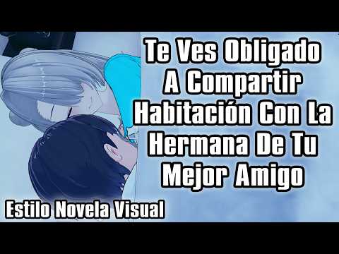 【ASMR】Te Ves Obligado A Compartir Habitación Con La Hermana De Tu Mejor Amigo [F4M] (Novela Visual)