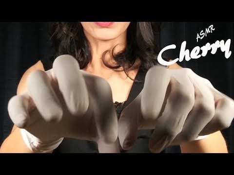 【ASMR】Tickle Tickle with White Latex Gloves 흰색 라텍스 장갑과 간질 간질 / 白いゴム手袋でこちょこちょくすぐり