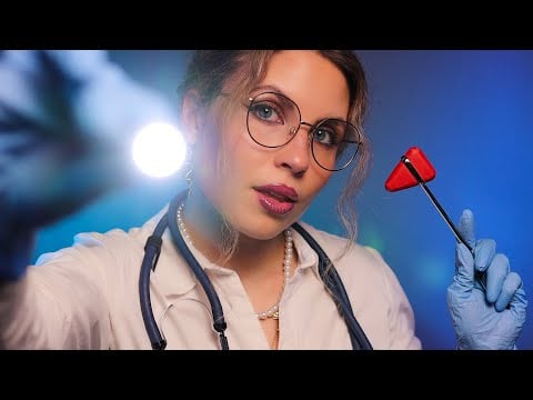 ASMR Ultimate Cranial Nerve Exam In the Dark | Hearing Test,Eye Exam | Full Body Medical Roleplay