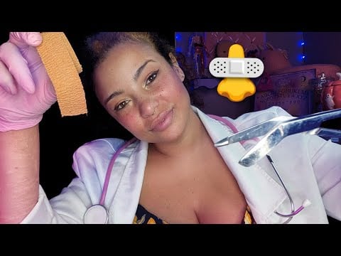 ASMR Lo-Fi Medical Exam: Fixing Your Broken Nose (South African Accent)