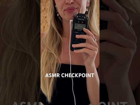 #asmr  tascam Checkpoint to fall asleep