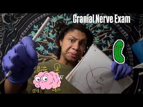 ASMR - Mean Cranial Nerve Exam (Brooke)