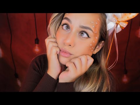 АСМР Оленёнок вернет Новогоднее настроение🎄🦌 | ASMR Christmas Fawn looks after you