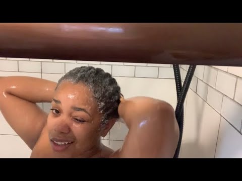 ASMR// WASHING MY BRAIDS 🧖🏽‍♀️💆🏽‍♀️