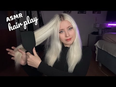 My first ASMR | Hair Play