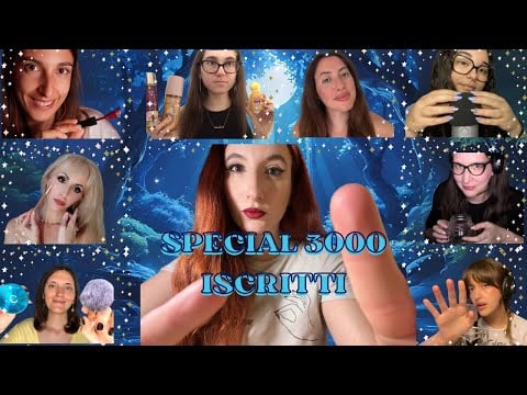 ASMR/ SPECIALE 3000 ISCRITTI 🥳🥳/ OnlyRED ASMR