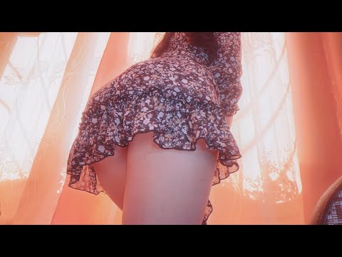 ASMR | Floral dress scratching 💃😍