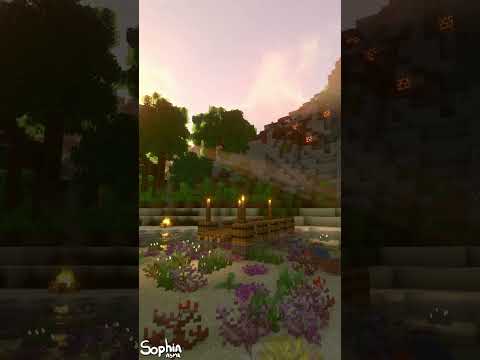 drift away by the sea… #asmr #ambientmusic #ambient #minecraft  #sleepsounds #waves