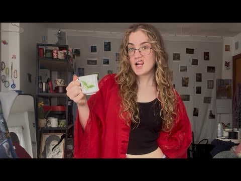 ASMR Fabric Scratching & Personal Attention grwm (I make us coffee & we plan for a good week 💞)