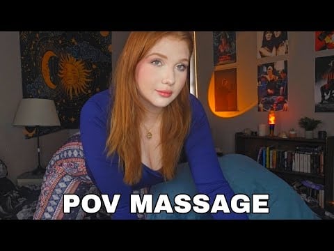 ASMR POV MASSAGE | Helping you release tension. 💙