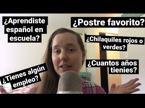 ASMR SPANISH Q&A