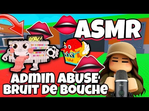 ASMR Français • BRUIT DE BOUCHE ET CHUCHOTEMENT SUR STEAL A BRAINROT ! 😴(Admin abuse taco tuesday) 