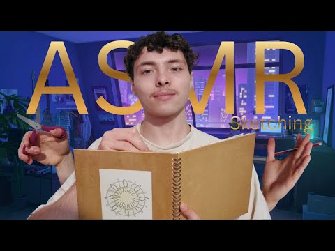 ASMR : Roleplay👨‍🎨Je te fais un portrait Atypique👨‍🎨(crayon, ciseaux, feutres)