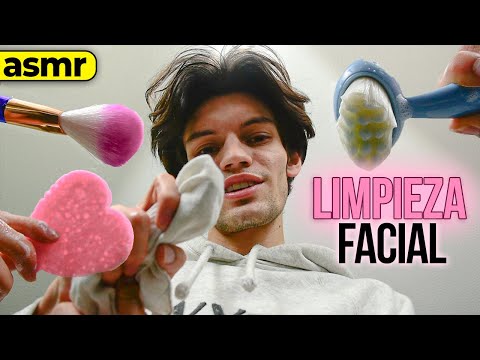 ASMR Limpieza facial para dormir *roleplay | ASMR Español | Mol