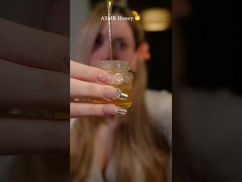 ASMR honey 🍯 #honey #asmrmouthsounds #relax