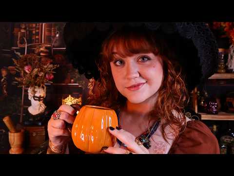 ASMR 🎃 Cozy Spooky Halloween Store Roleplay- Soft-Spoken Nostalgic Shop