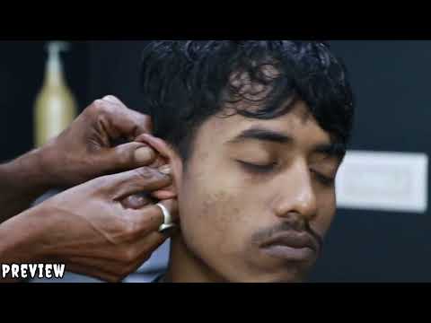 Uncle Barber Doing Old School Style Head Massage | ASMR Head And Ear Massage | Neck Cracking