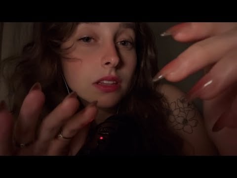 ASMR face touching, hair clipping, face massage and all that good personal attention stuff