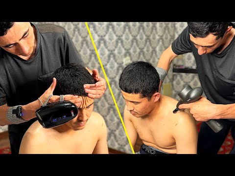 Relaxing ASMR Head, Neck And Shoulder Massage