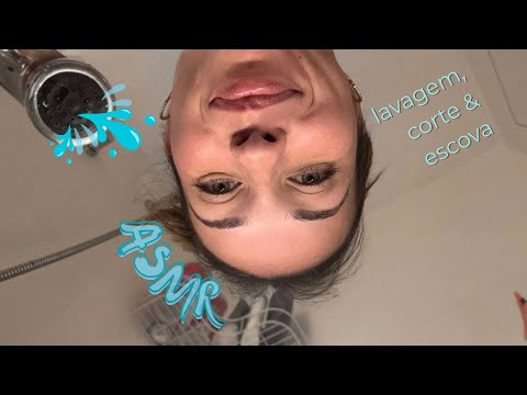 ASMR ROLEPLAY ✂️ Cabeleireira REALISTA 🚿