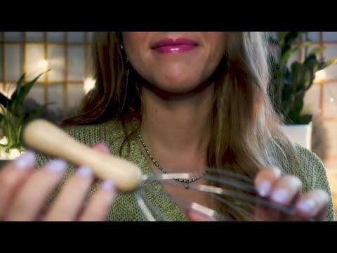 ASMR Sleepy Evening Routine 🌙 Tea, Skincare & Hair Brushing for Sleep
