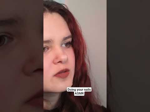 Full video on my channel #asmr doing your nails asmr