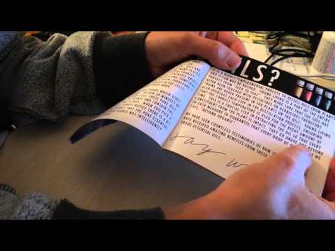 ASMR reading about young living essential oils pt 1