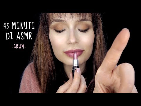 45 MINUTI di ASMR con SUSSURRI e TRUCCHI * GRWM IRRESISTIBILE