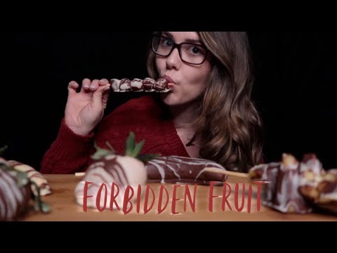 ASMR Verbotene Früchte ⚜ TAPPING & EATING MUKBANG | ASMR Deutsch/German