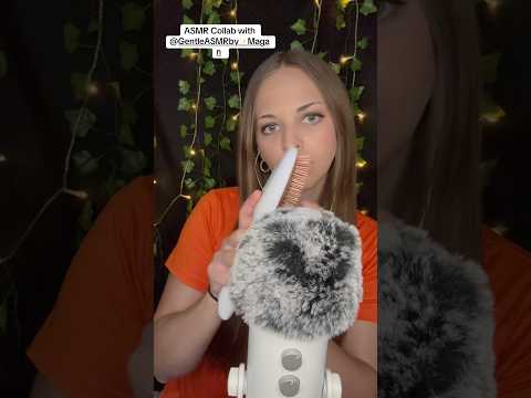 ASMR Collab 💙 Our Favorite Triggers Back & Forth! ft. @GentleASMRbyMagan #shorts