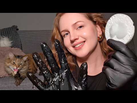 ASMR Spa and Oil Face Massage before Bed. Personal Attention