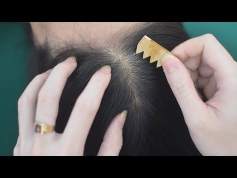 ASMR Head Scratching Sounds, Real Person Hair Scratch With Tools, Hair Tingly For Relaxation