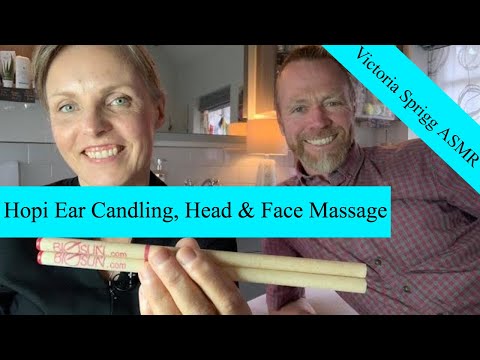 ASMR Hopi Ear Candling Plus Head & Face Massage with Victoria and Jez - May Day Special!