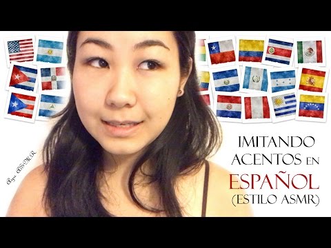 Imitando acentos en español! (ASMR)