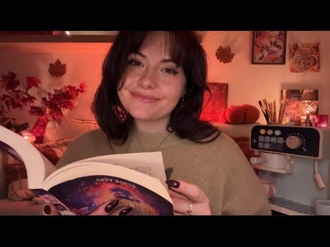 ASMR café librairie ~ soirée lecture 📖🍂