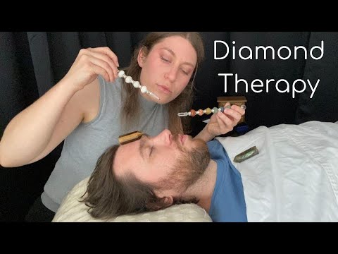 [ASMR] Diamond and Gemstone Therapy Session with Crystal Energy Work