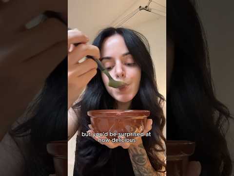 Hot broccoli smoothie 🥸 #asmr #whatieatinaday