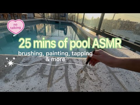 25 mins of pool triggers for sleep, study, and relaxing. (no talking asmr)
