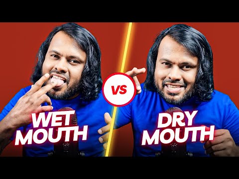 ASMR Wet vs Dry Mouth Sounds - Who Wins?