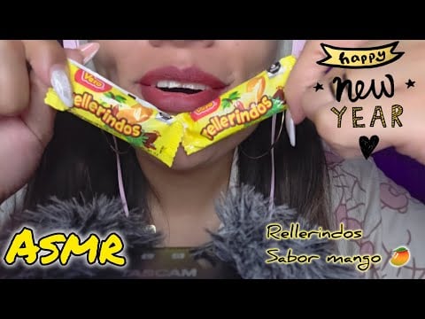 ASMR | 1ER VIDEO 2026 🥳| DULCE DE MANGO | COMIENZA EL AÑO RELAJADO #asmr #newyear #MOUTH SOUNDS 