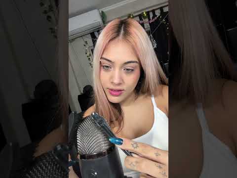 Asmr sonidos relajantes con cepillos en el blue yeti