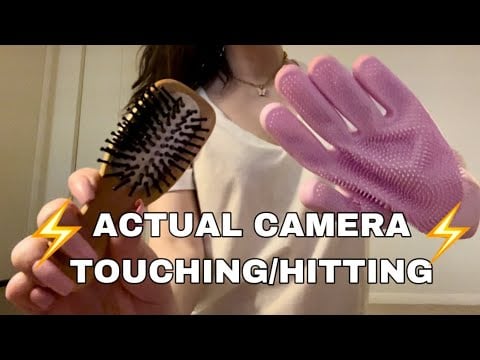 ASMR | Fast and Aggressive lofi Triggers | LOTS of camera touching/hitting | No talking