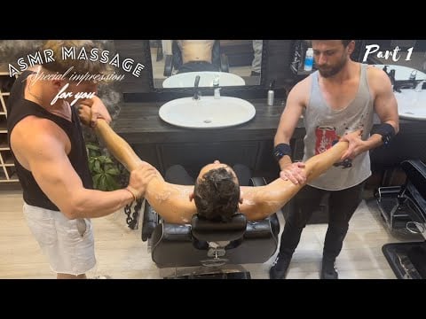 Asmr massage / (part 1) head and chest massage / relaxation massage / for you 😎