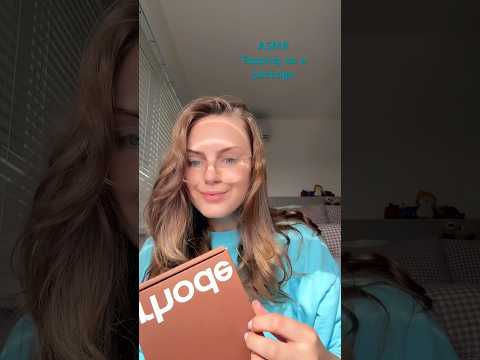 ASMR | Tapping on a package 📦#asmr #tapping #tappingasmr #asmrmakeup #asmrhaul