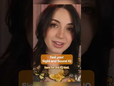 ASMR - Testing your Sight and Sound IQ 🧠 #asmr #test
