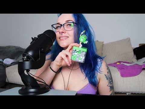 ASMR M&M Chocolate Eating (Crunchy Eating Sounds)